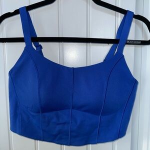 Aerie Blue Cropped Tank Bra